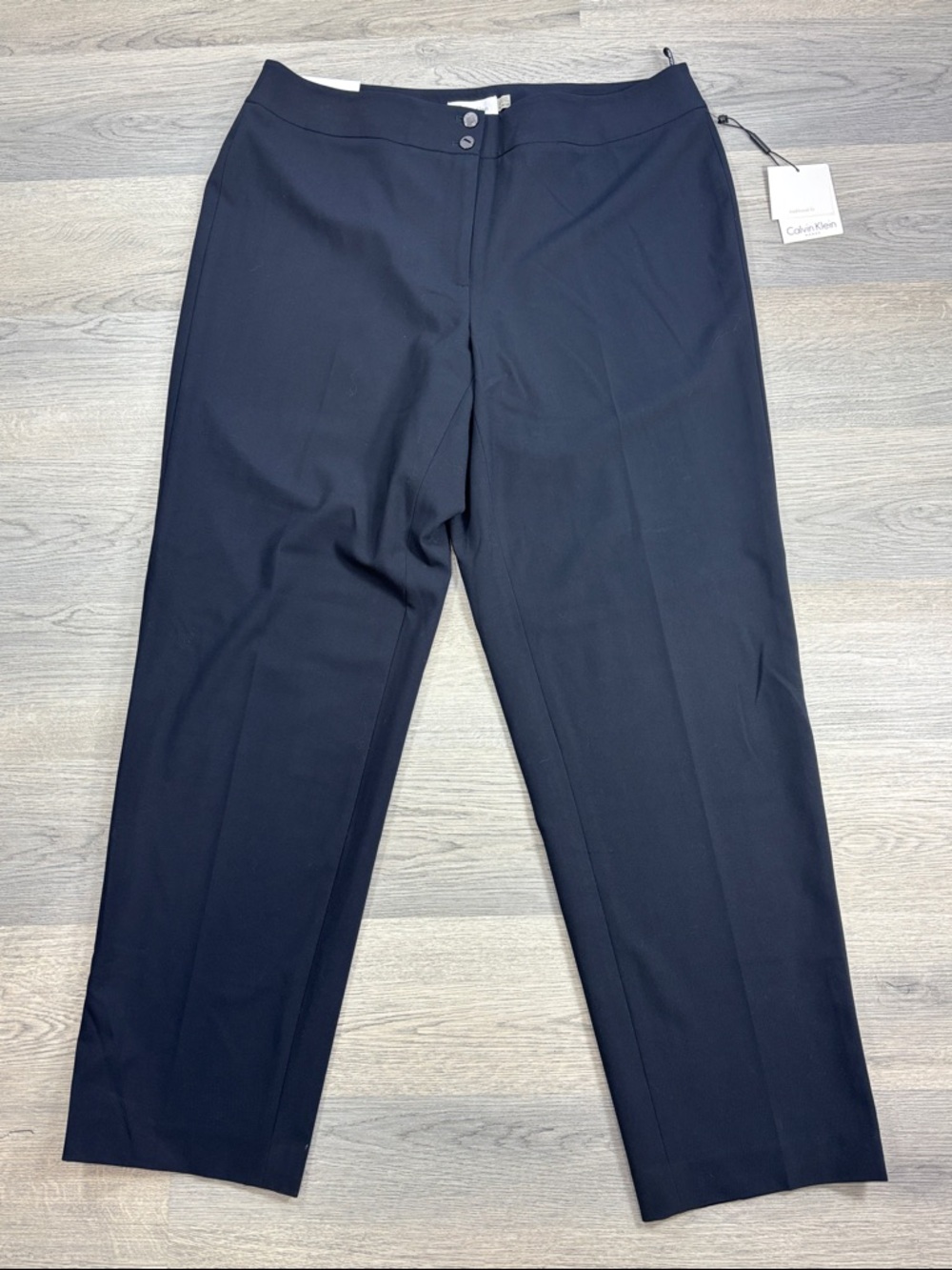Calvin Klein Black Traditional Fit Pants‎ - 14W NWT